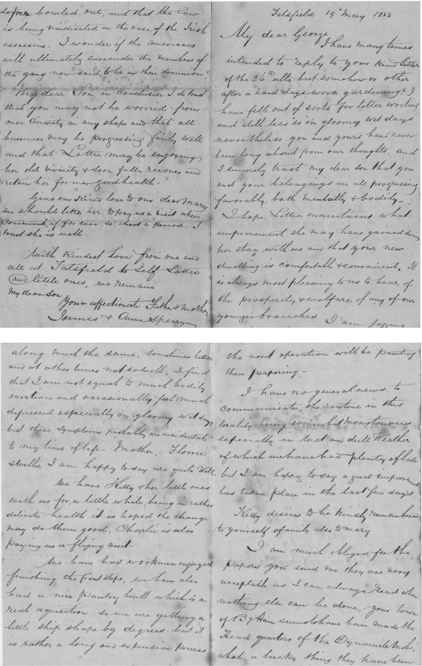 1883 letter