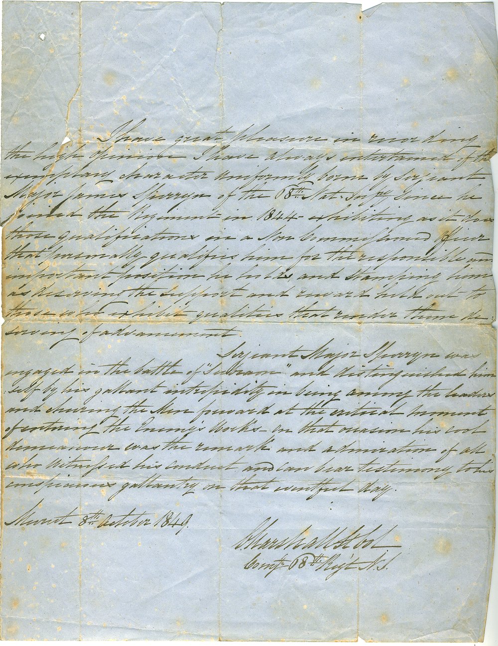 1849 testimonial