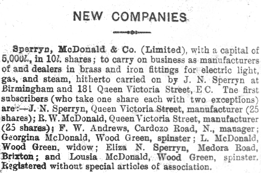 Sperryn & McDonald